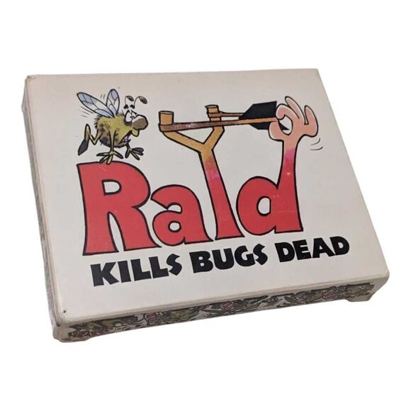 Raid Bug Spray Playing Cards Sealed Decks In Box Vintage - Picture 3 of 4